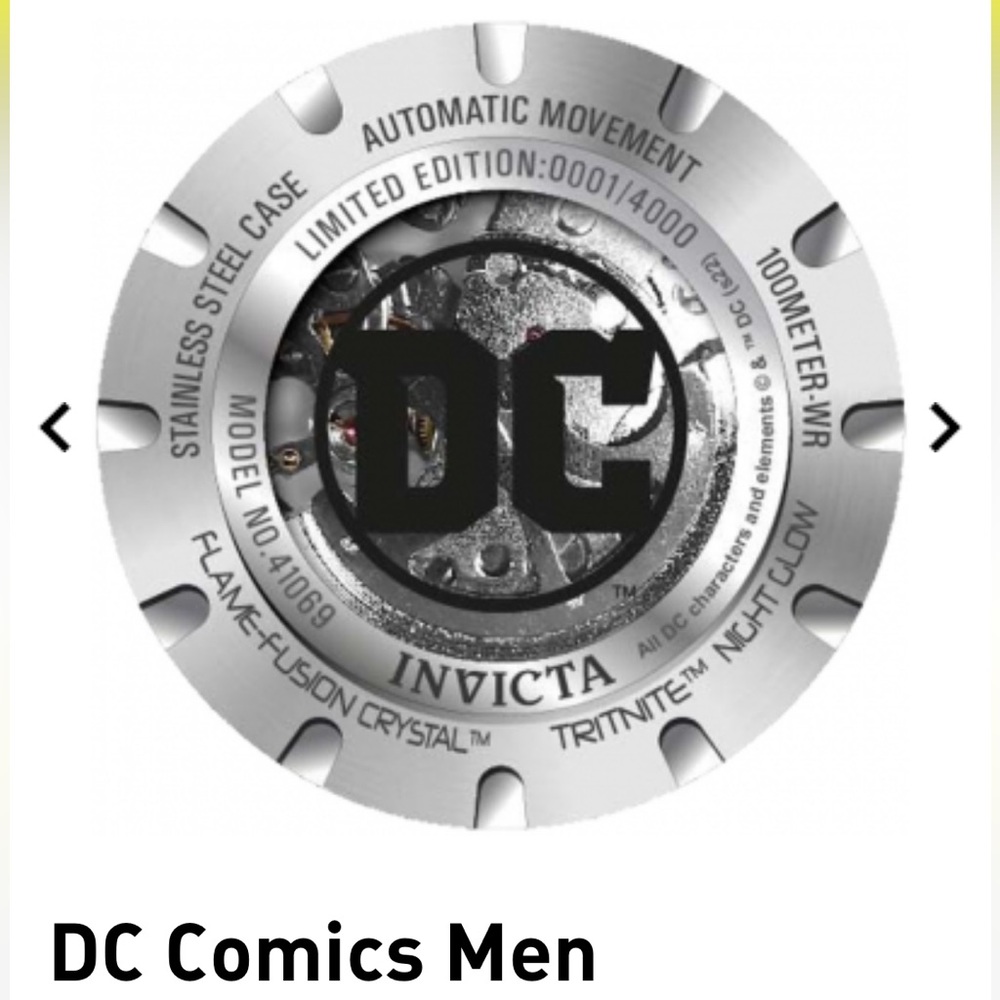 Watch.
LIMITED EDITION - Invicta DC Comics Automatic Men's Watch - Picture 5 of 9